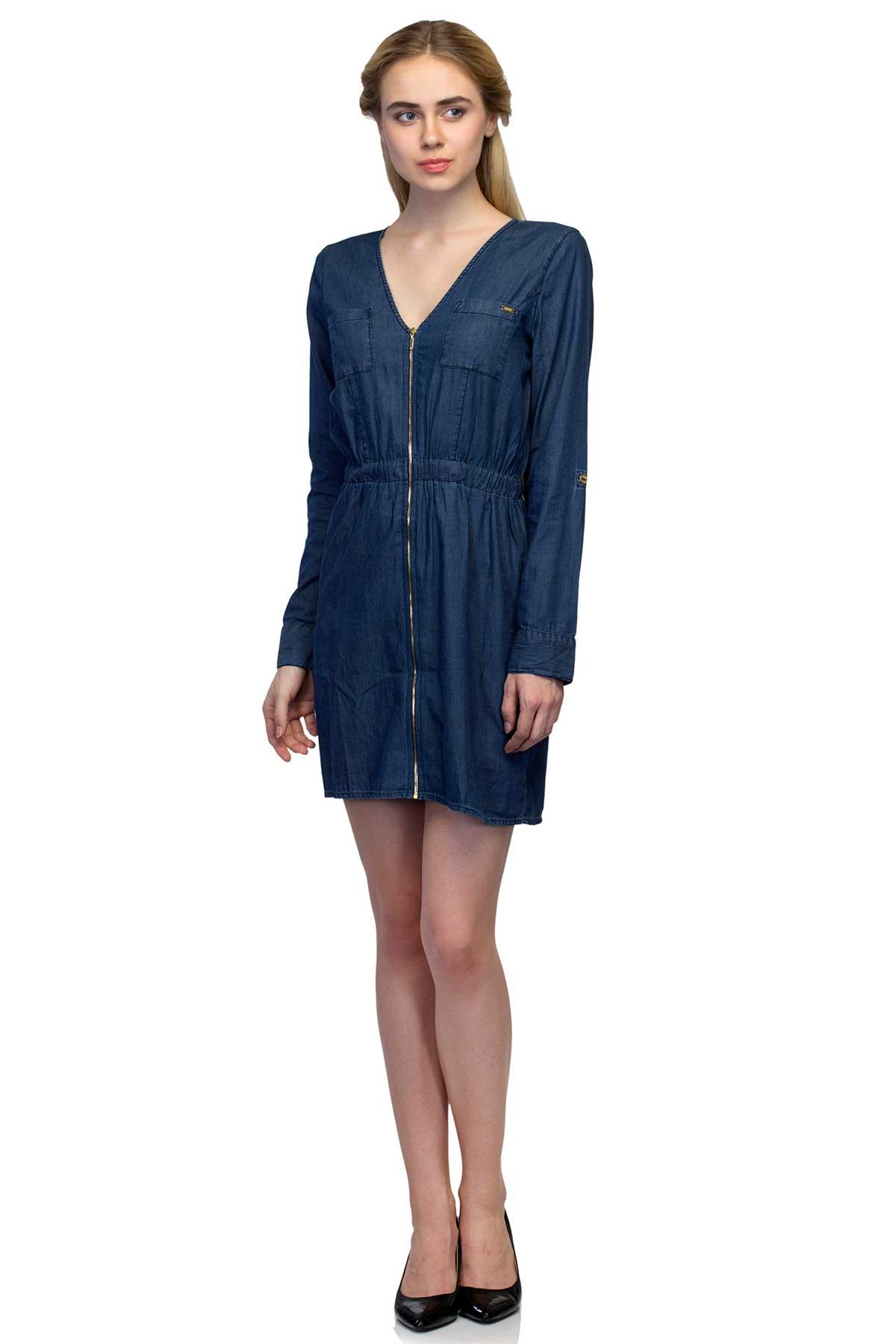 guess denim dress long sleeve Guess long sleeve Denim Dress Brand: Guess