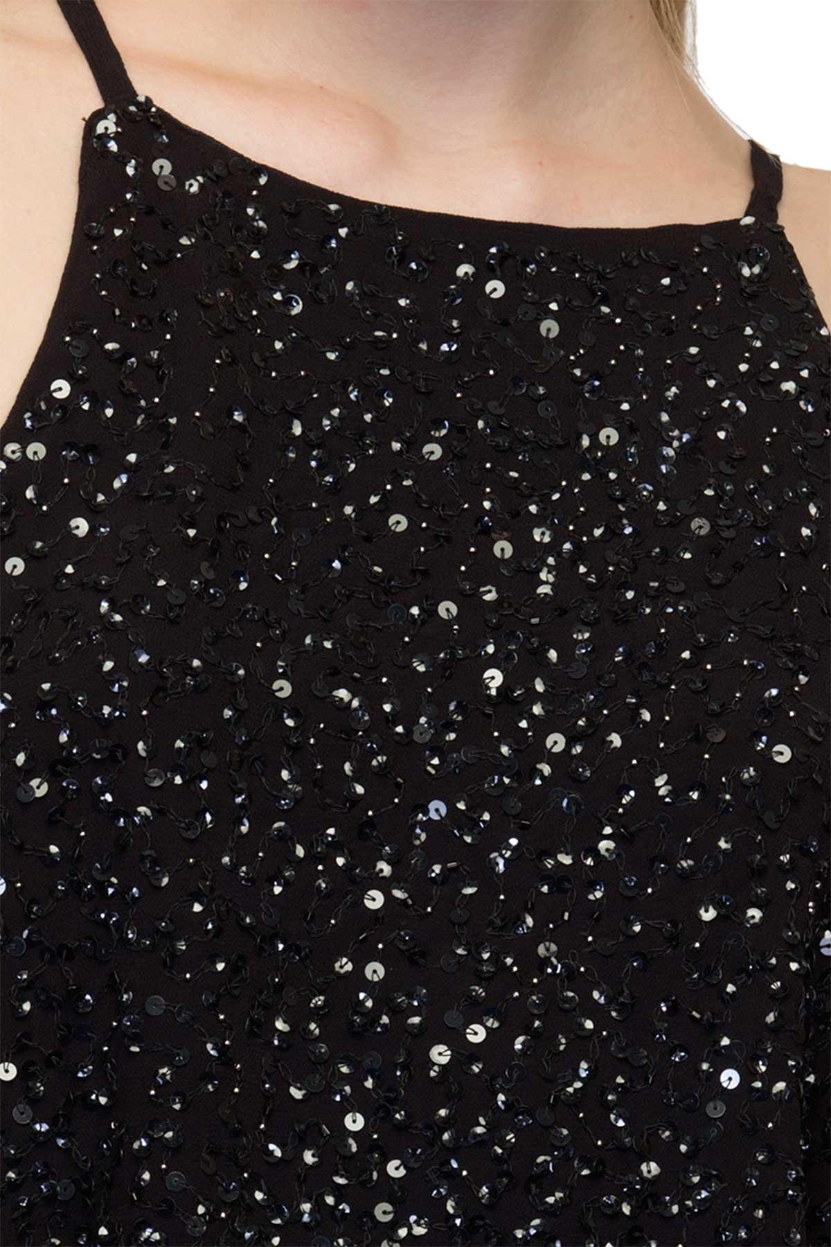 Sequin top with spaghetti strap