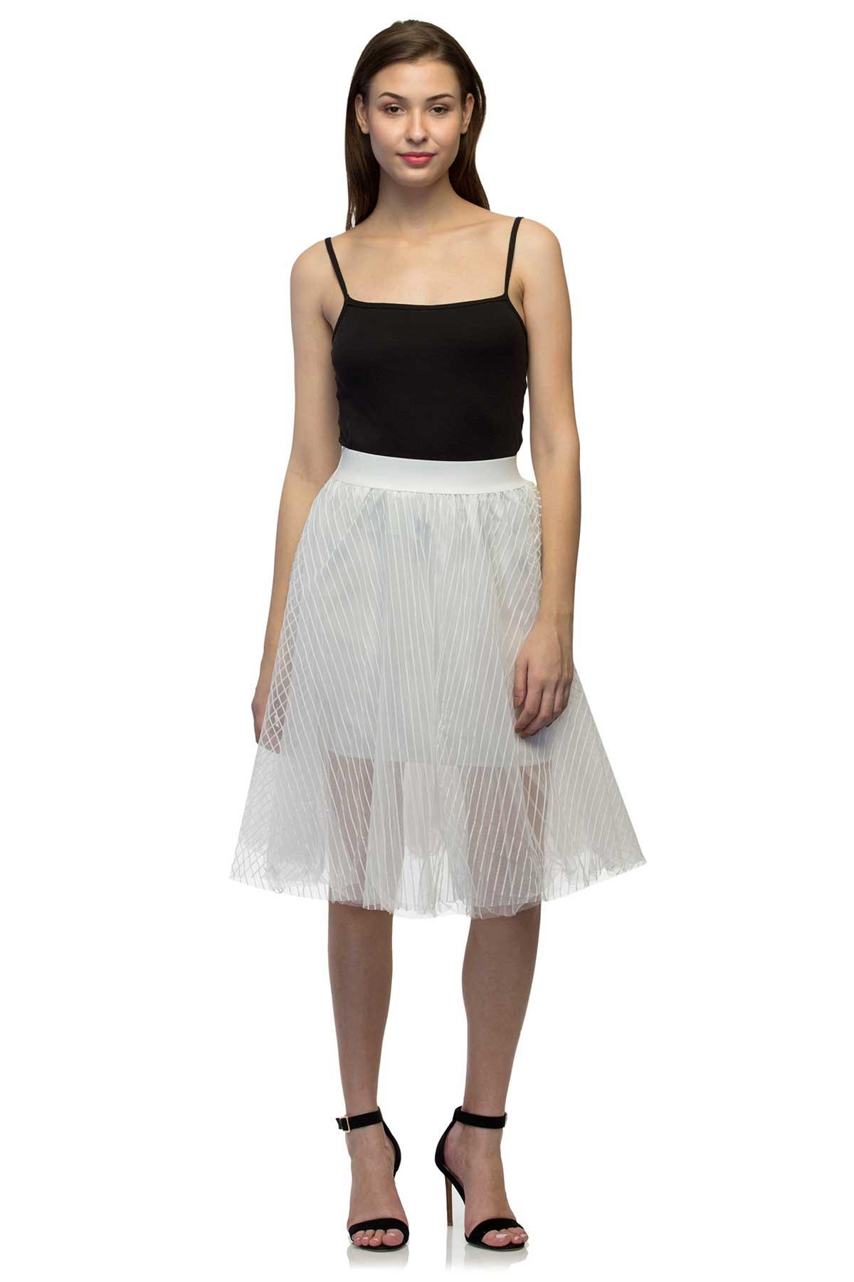 Flowy 2025 net skirt