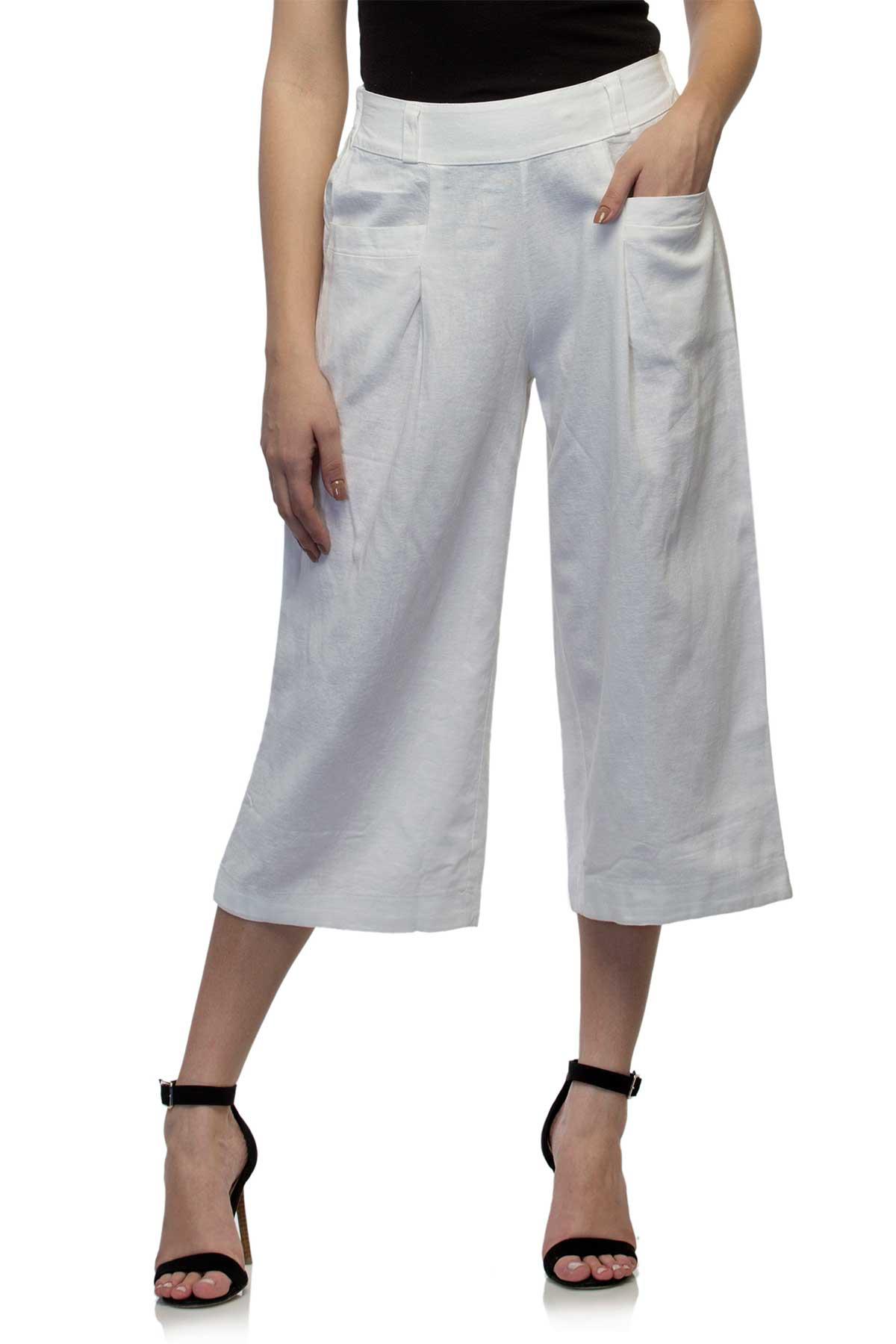 Ankle Length Linen Pants