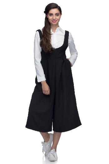 dungaree dress plazo