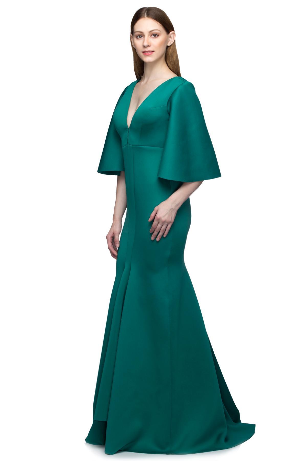 green emerald velvet dress Green Checkmate Dress