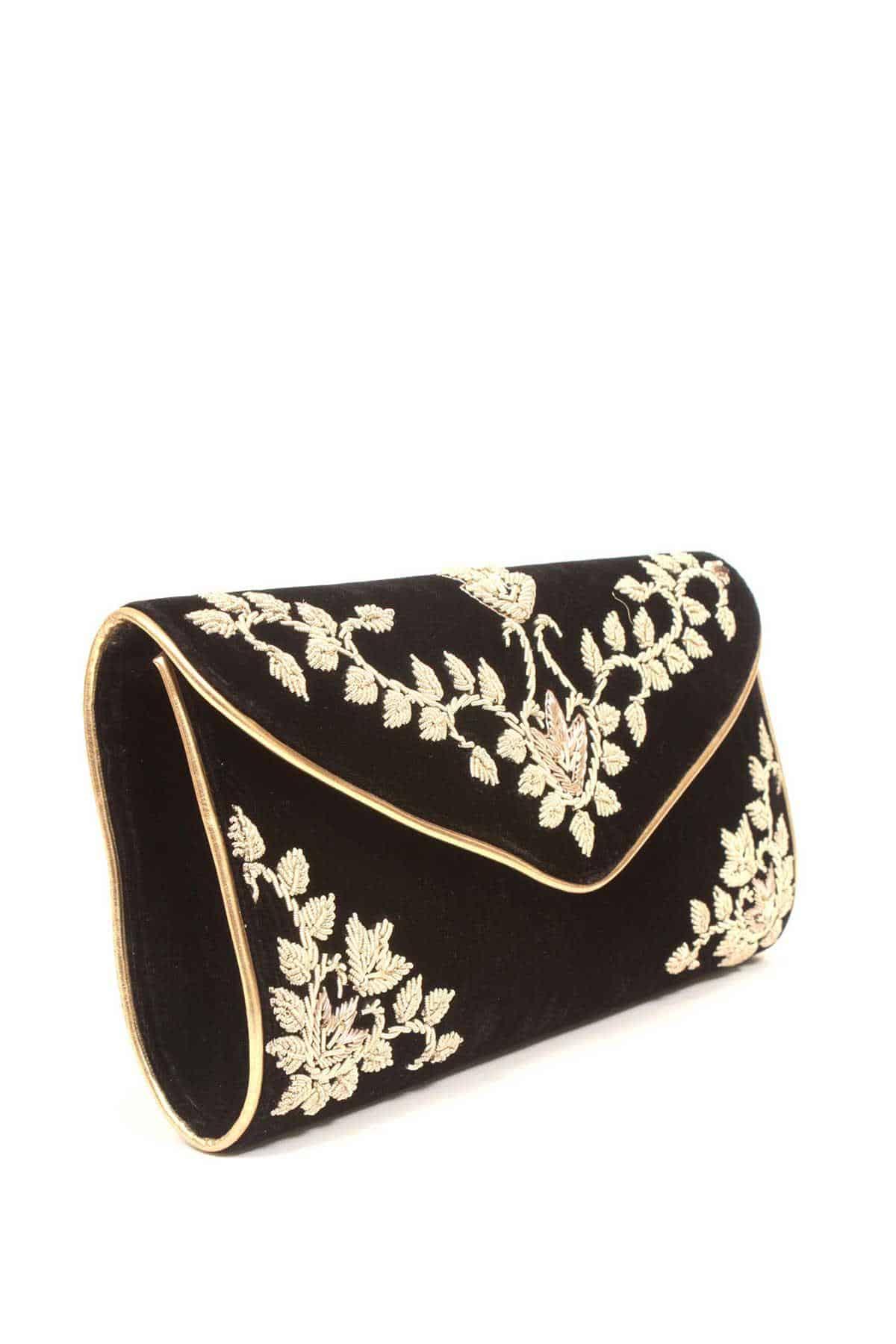 Black Wristlet Bag Envelope Small Purse Clutch – Envee Styles Boutique