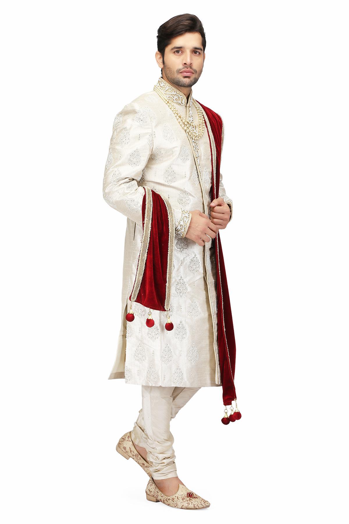 Manyavar sherwani on on sale rent