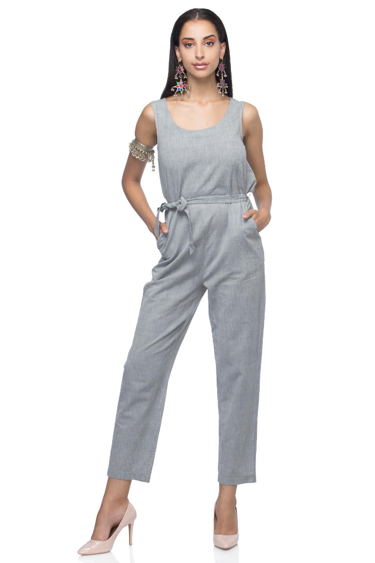 Light gray sale jumpsuit