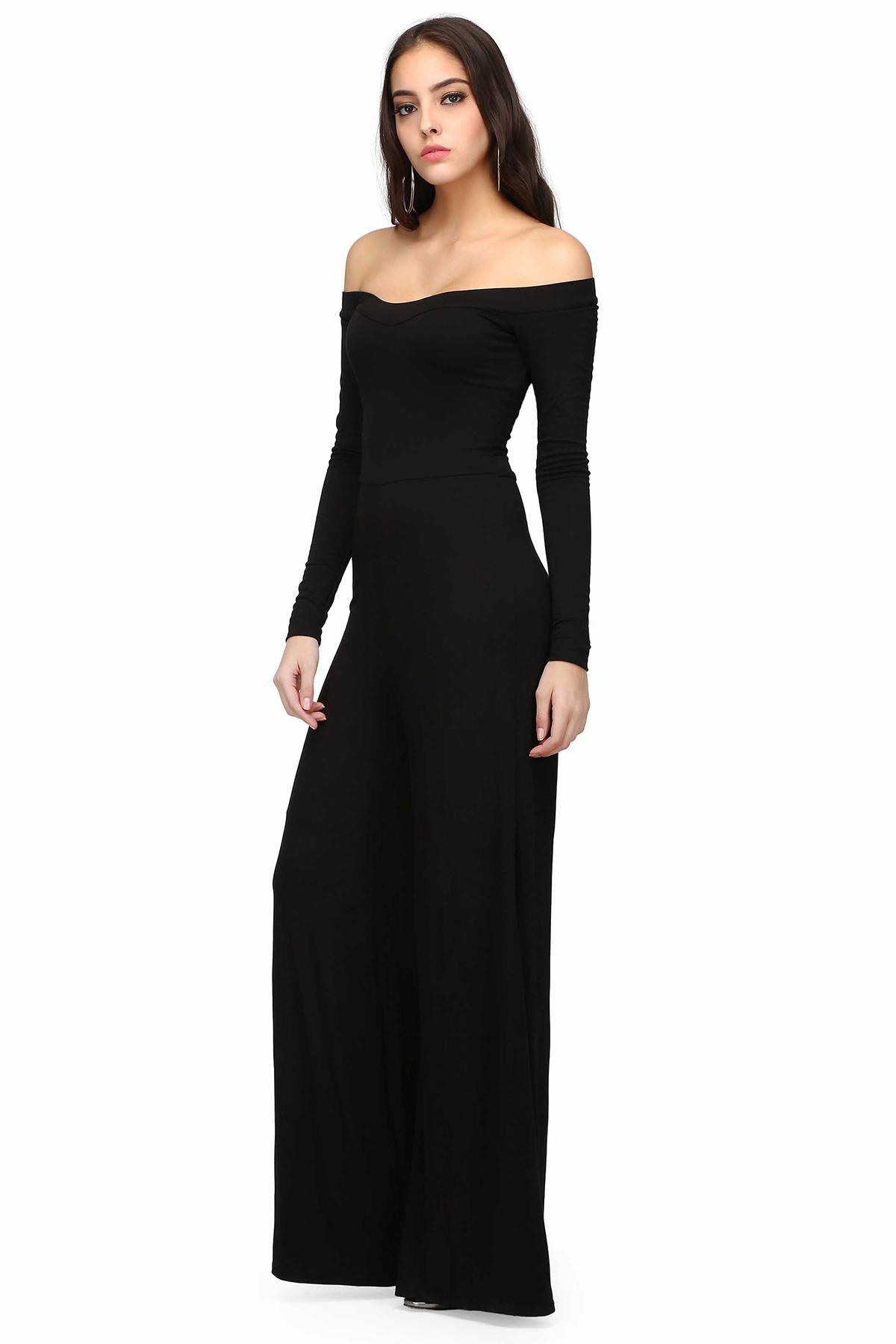 82513 NEW SEXY OFF SHOULDER JUMPSUIT WITH LONG PANTS | Shopee Philippines-vietvuevent.vn