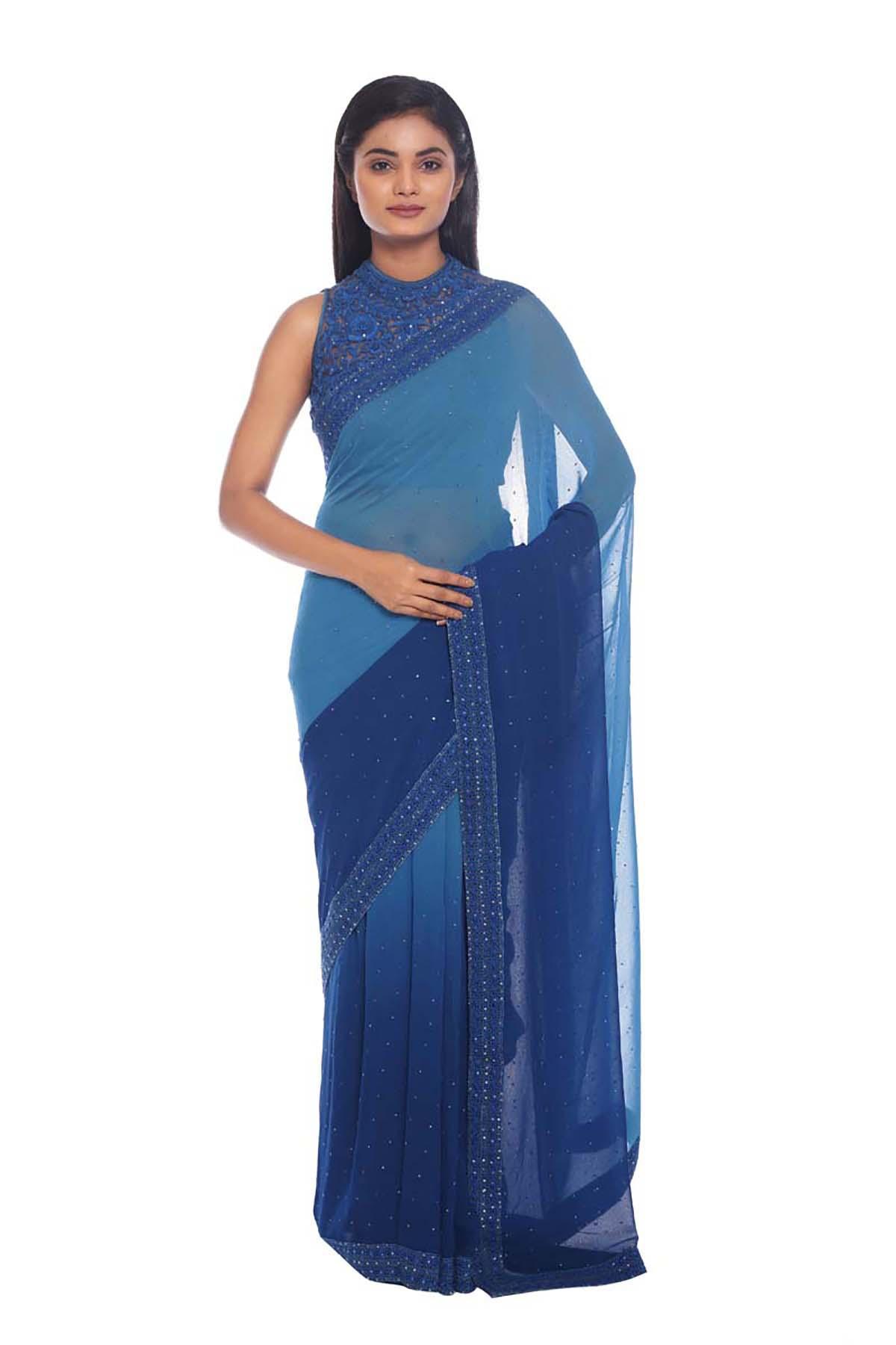 Buy Sohini Embroidered Saree With Unstitched Blouse Online - RI.Ritu Kumar  International Store View