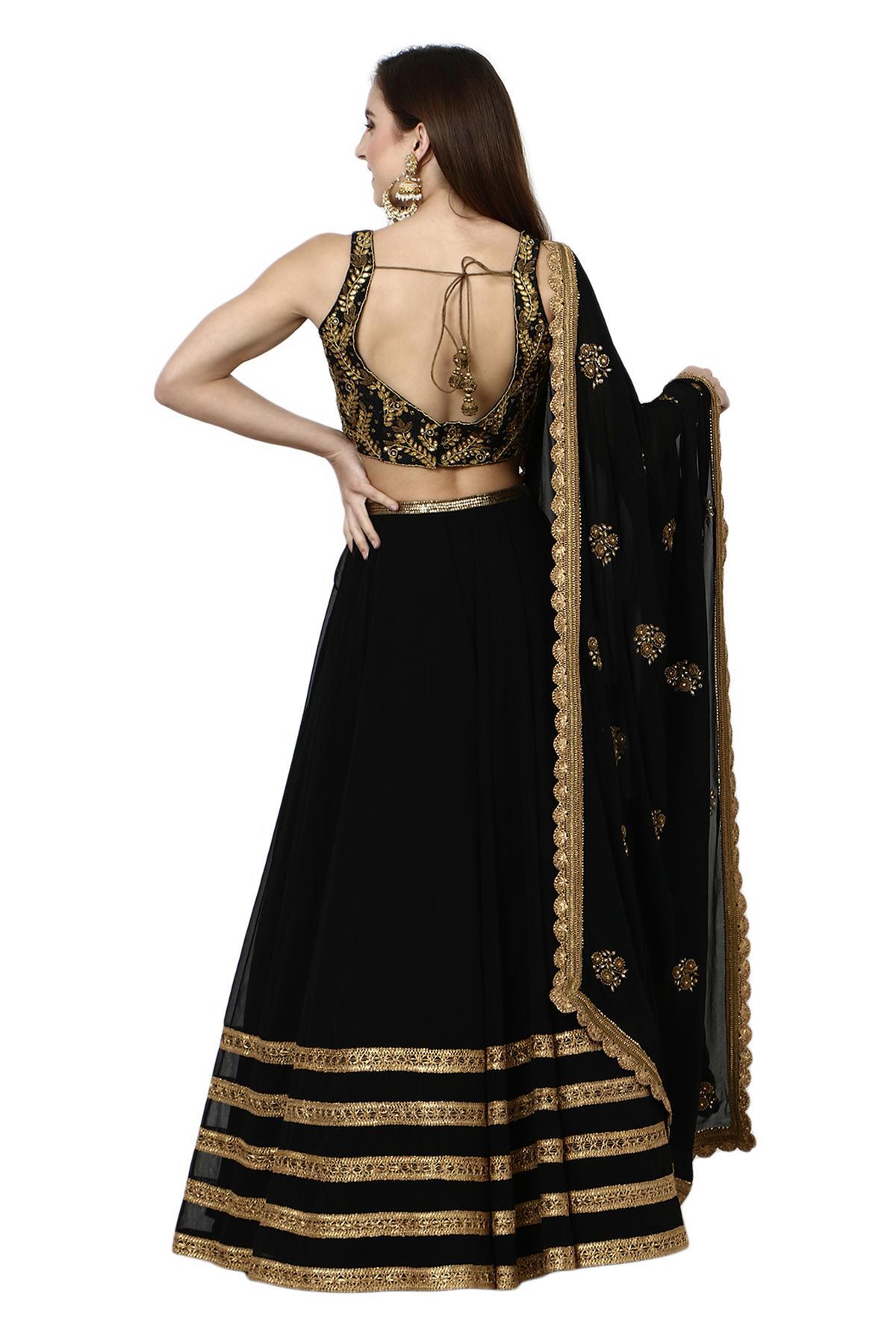 Buy online Zari Work Semi-stitched Lehenga Choli With Dupatta from ethnic  wear for Women by Pmd Fashion for ₹559 at 81% off | 2024 Limeroad.com