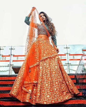 Glam Up In Gorgeous Lehengas This Wedding Season: 9 Top Picks From Myntra