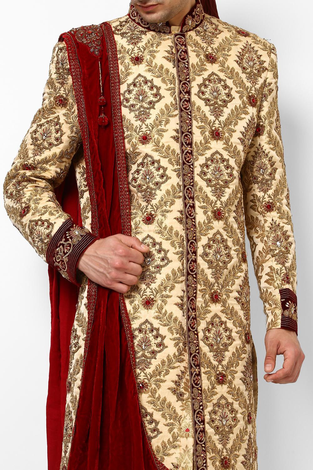 Manyavar sherwani outlet on rent