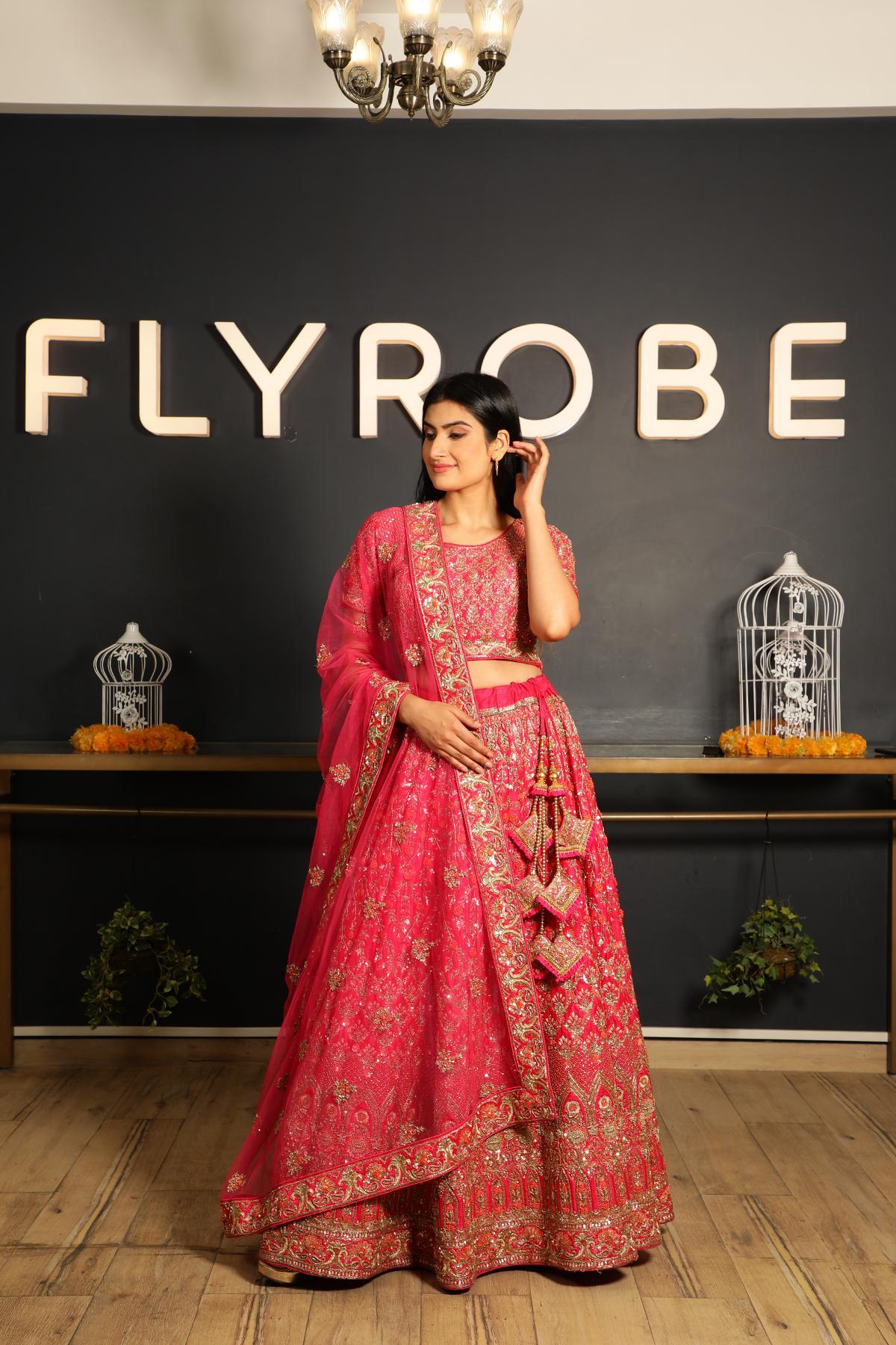 Flyrobe sales bridal lehenga