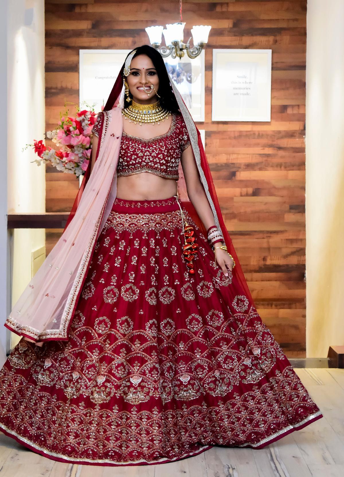 Maroon Bridal Lehenga/lehenga/wedding Lehenga/indian Wedding Wear/lehenga  Shopping Online Australia - Etsy