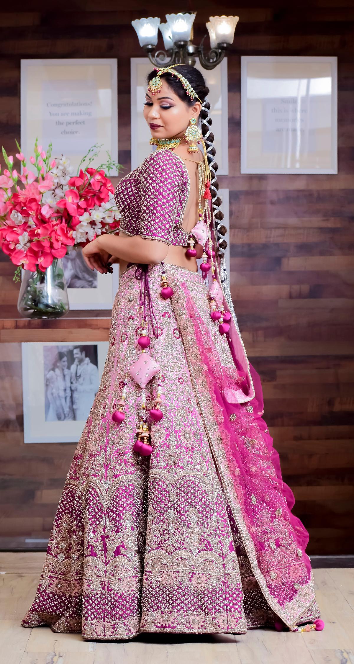 Stitched Red Bridal Lehenga at Rs 65000 in Bengaluru | ID: 16217031062