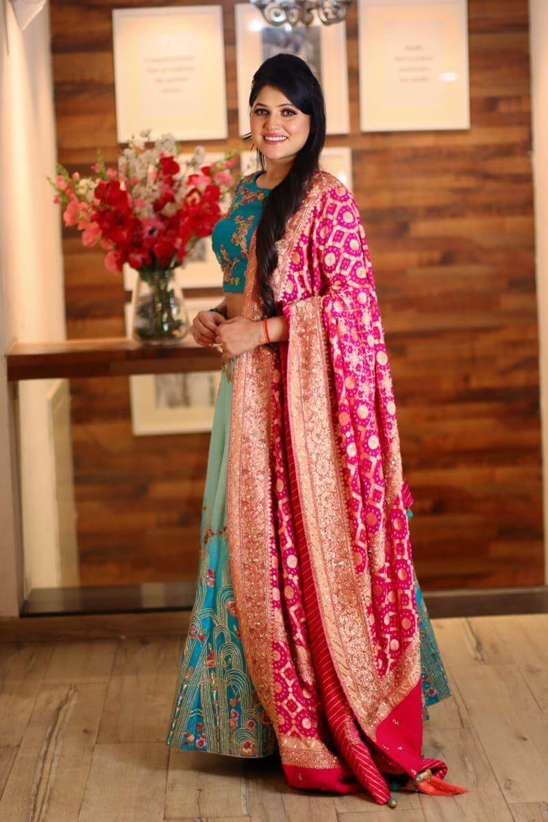 Rani Pink Lehenga Set