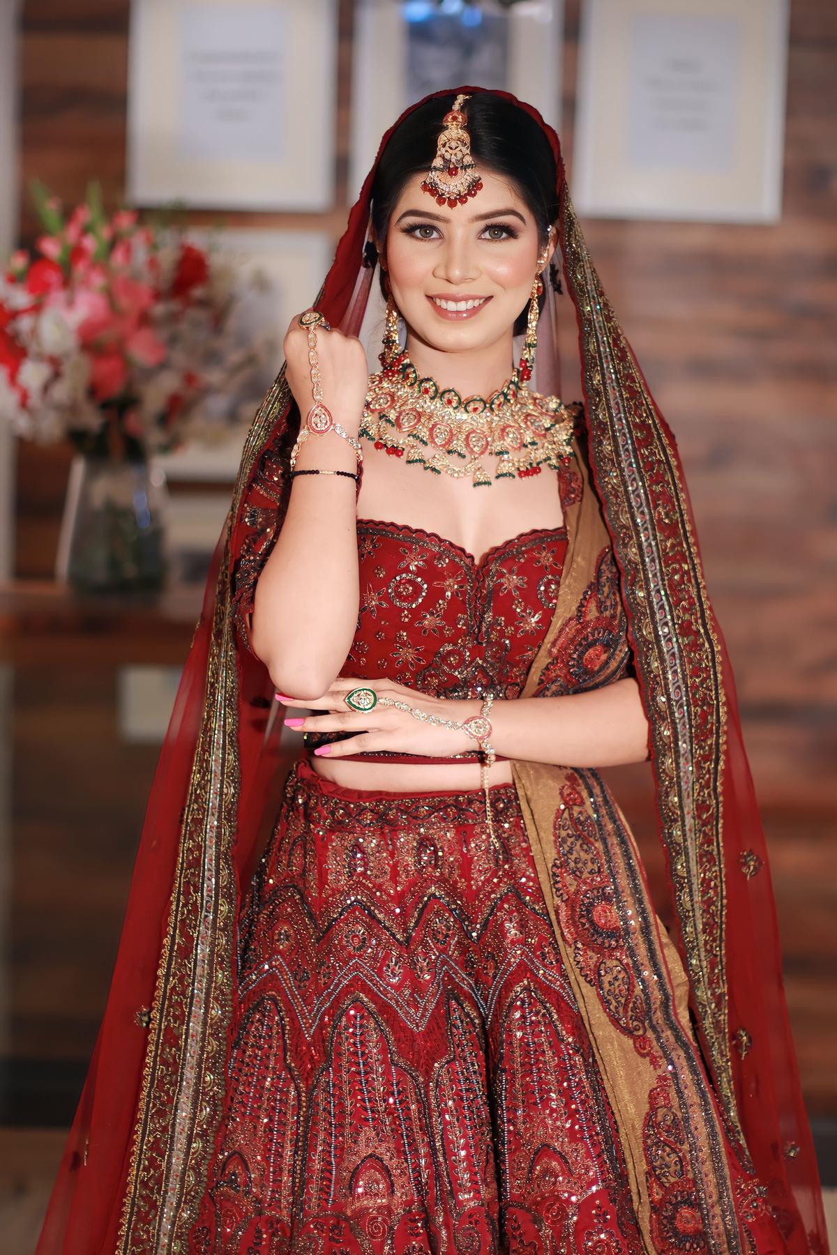 Offbeat bridal lehenga and jewelry for modern brides. | Indian bridal,  Latest bridal dresses, Indian bridal outfits