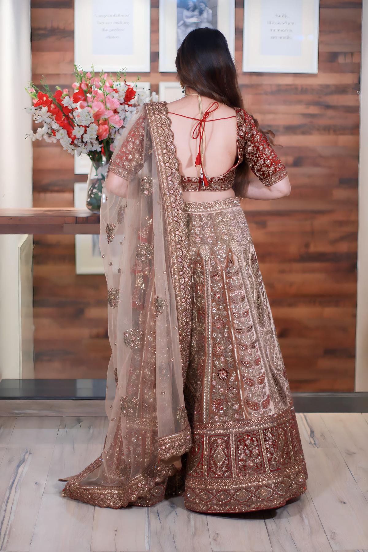 Make Your Contrast Maroon Lehenga Pop with These Numerous Blouse Color  Choices - Ethnic Plus