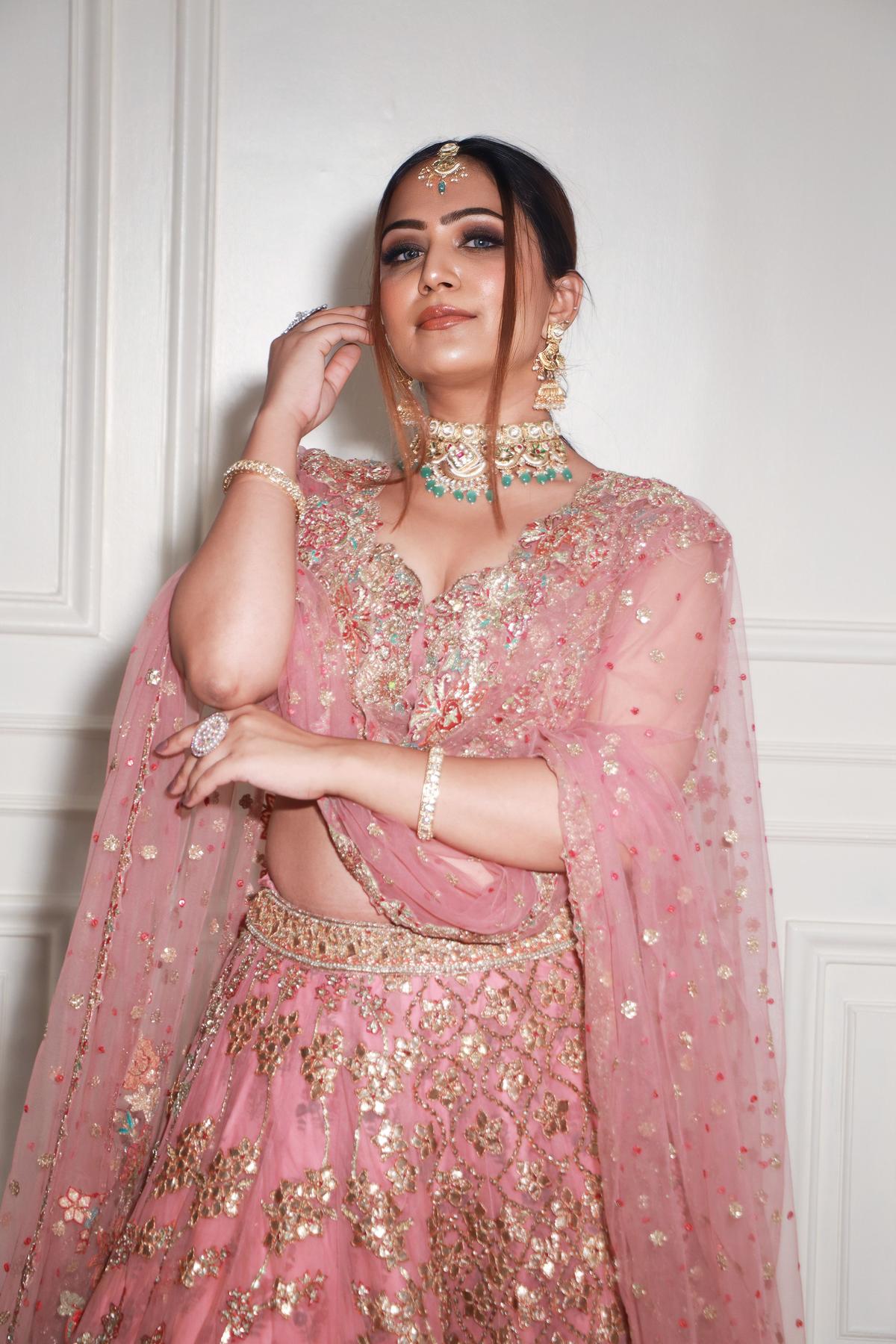 Mirari by Rimple & Harpreet | In Stores Now On Roshni, a rani pink tulle  lehenga. The vivid skirt is an interpretation of archival Pichh... |  Instagram