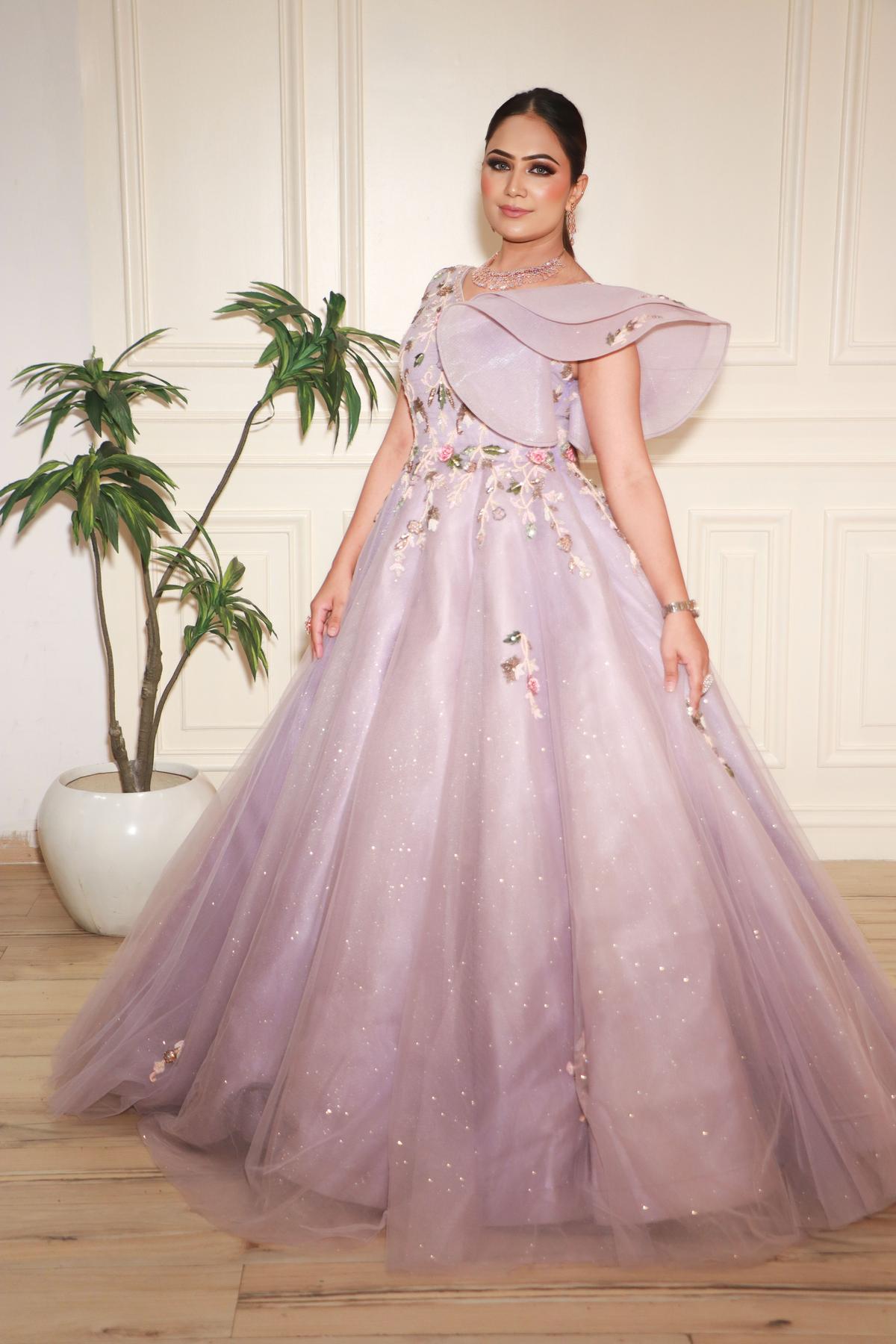 Lilac Barbie Gown