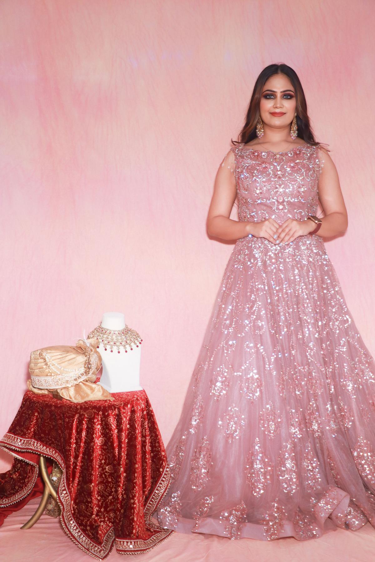rust pink dress Rust Pink Rust Pink Gown by HER CLOSET for rent online