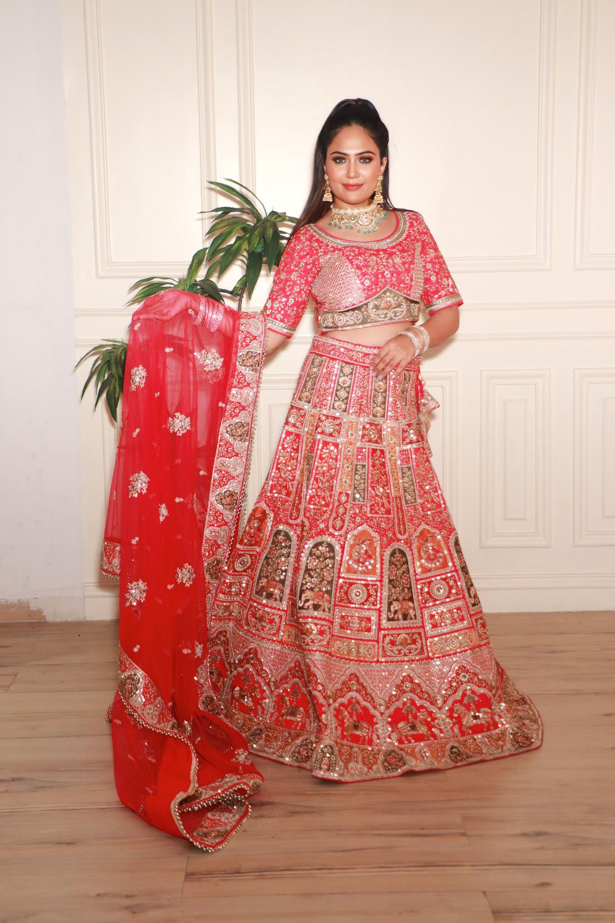 Wonderful White Colour Designer Heavy Lehenga Choli For Wedding