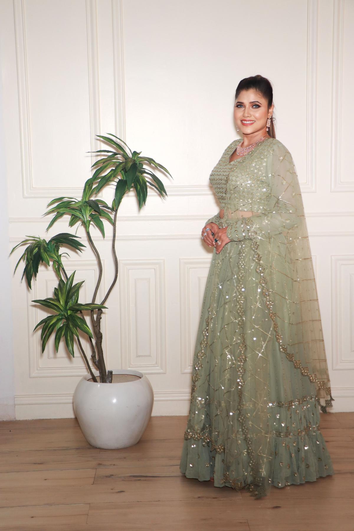 Buy Green Mehndi Art Silk Lehenga Choli Online for Women in USA