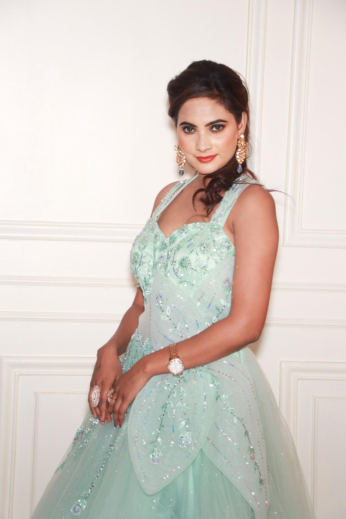 Mint Fairy Gown by HER CLOSET for rent online