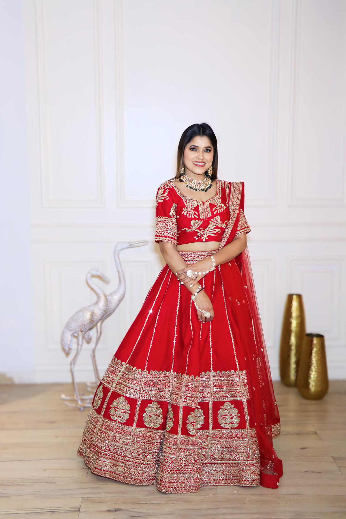 Red Indian Bride by HER CLOSET for rent online | FLYROBE